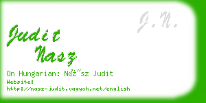 judit nasz business card